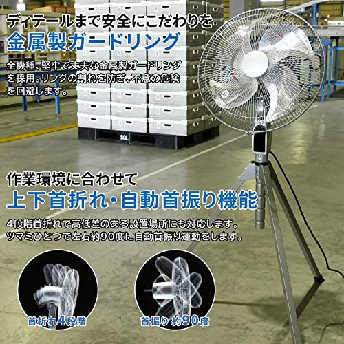 アルミハイスタンド扇  5