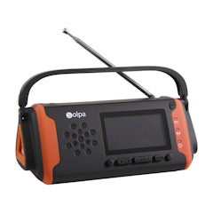 手回しソーラー蓄電ラジオ