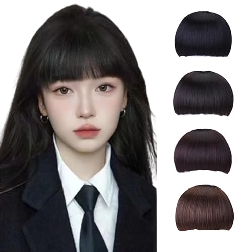  前髪ウィッグ ぱっつん 超厚め 1
