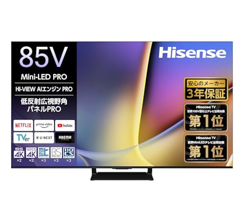 85V型 4K Mini LED PRO液晶テレビ 1
