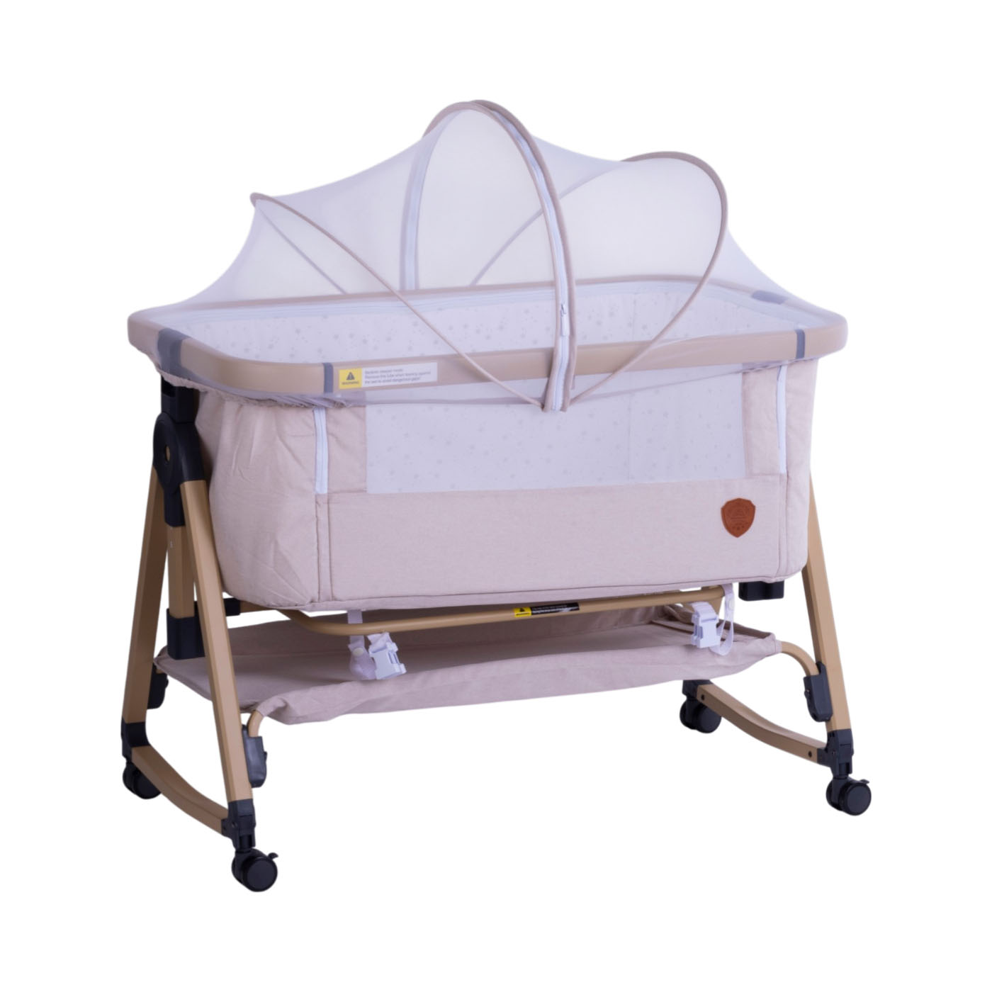 おりたたみ式ハイタイプベビーベッド katoji_Introduction of Japanese-made high-type folding baby bed