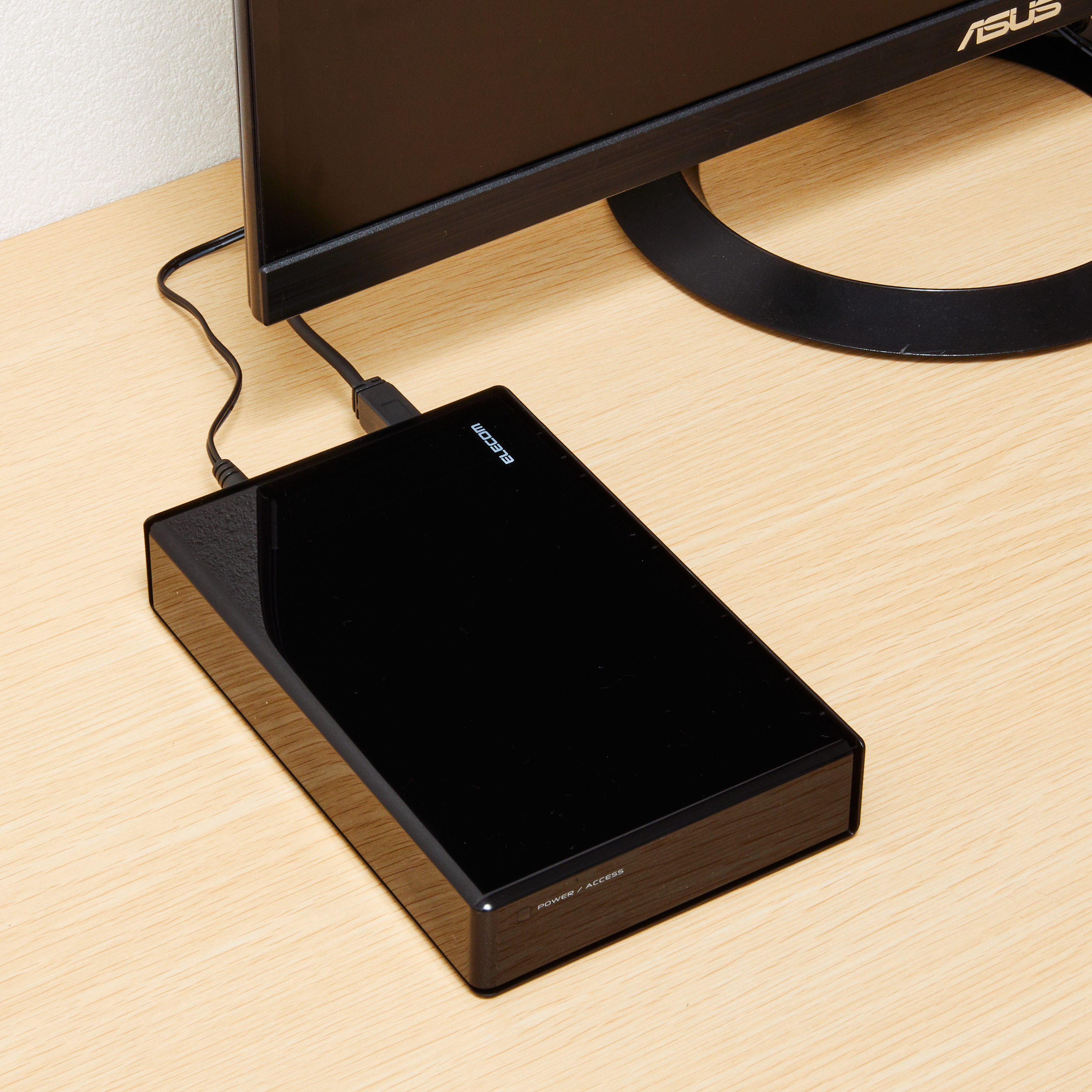 エレコム SeeQVault対応3.5インチ外付けハードディスク ELD-QEN2040UBK