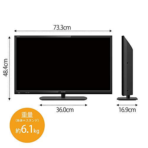 シャープ 2T-C32AE1 液晶テレビ 32型 2020年製 動作確認済 美品 シャープ AQUOS 液晶カラーテレビ 2T-C32AE1を検証レビュー!32