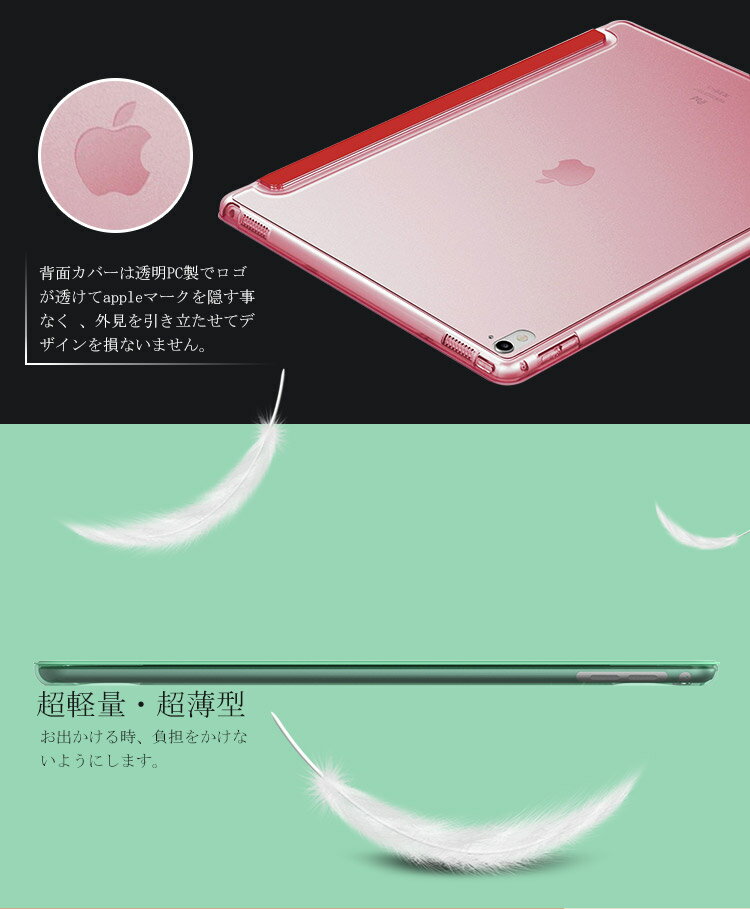 iPad Pro 9.7 半透明ケース 3