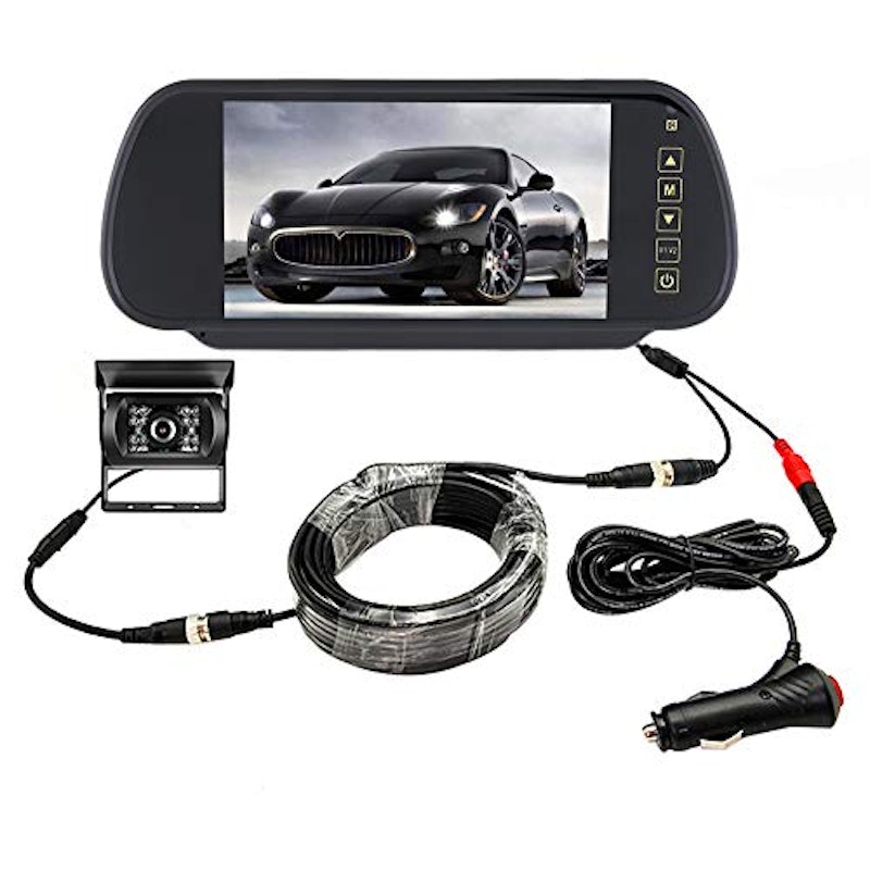 ルームミラーバックモニター LEDバックカメラ 1