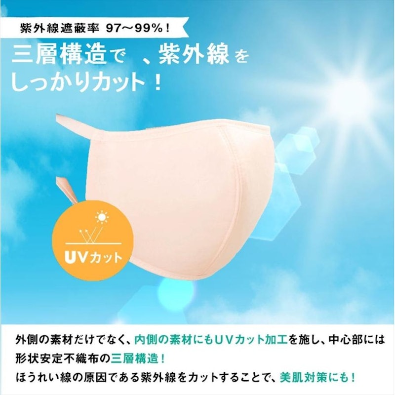 UVカットマスク 2