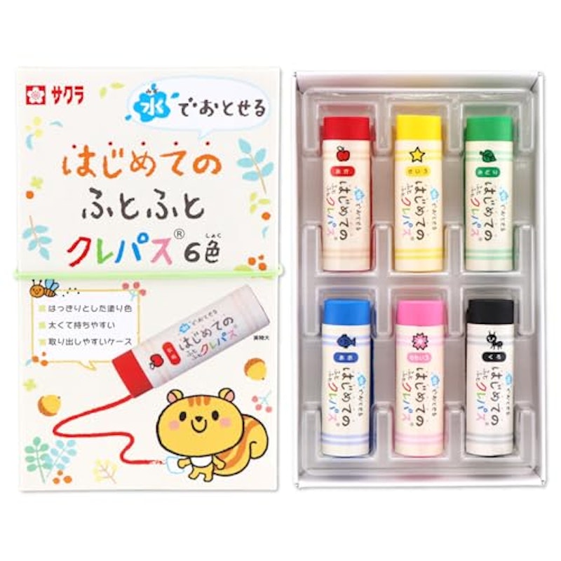 水でおとせる はじめてのふとふとクレパス 1