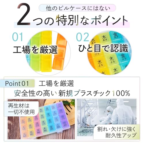 1週間 携帯 ピルケース 3