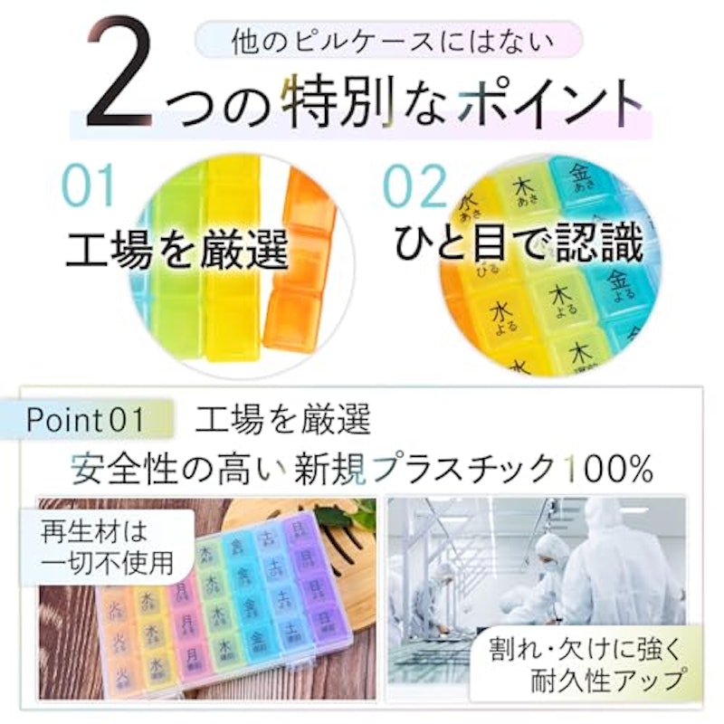 1週間 携帯 ピルケース 3