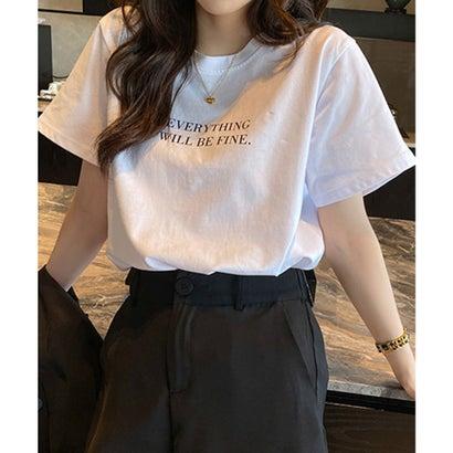 カジュアルロゴ入り半袖Tシャツ 1