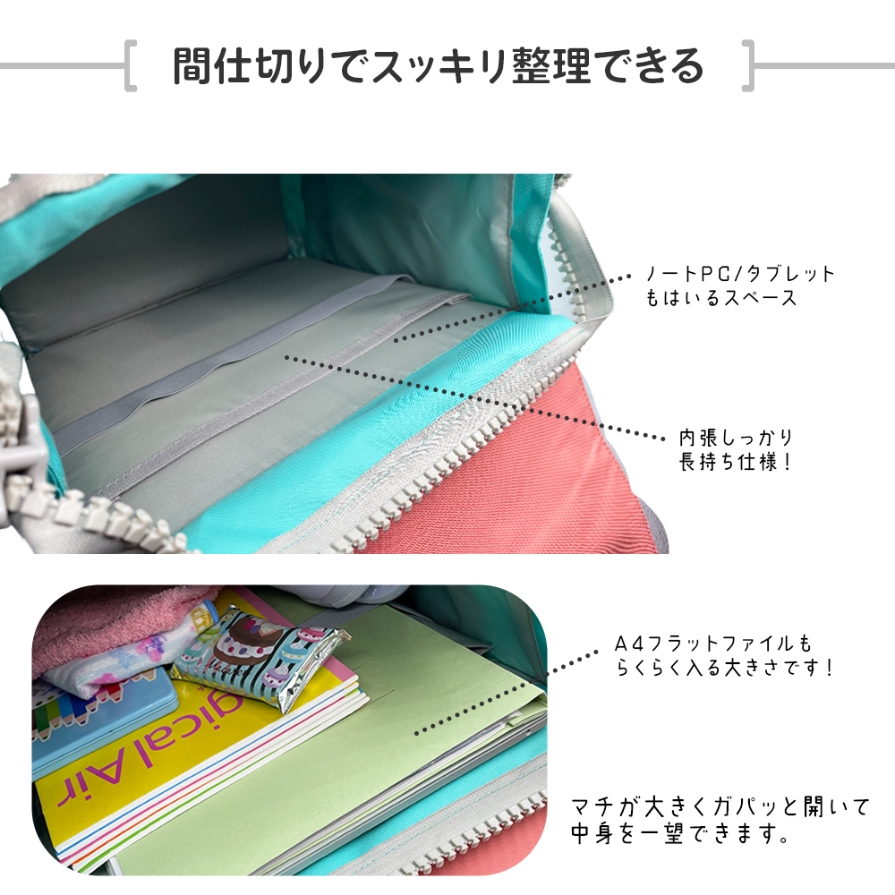 レインボーガール なないろサッチェルリュック 3