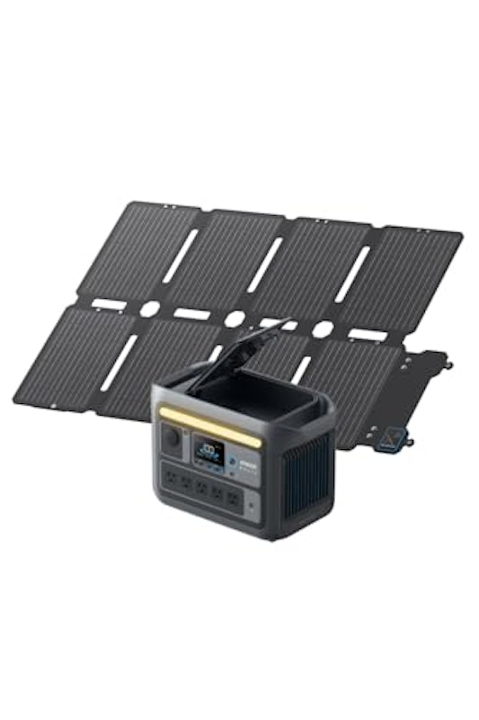 Anker Solix C800 Portable Power Station with PS100 Compact Portable Solar Panel 1