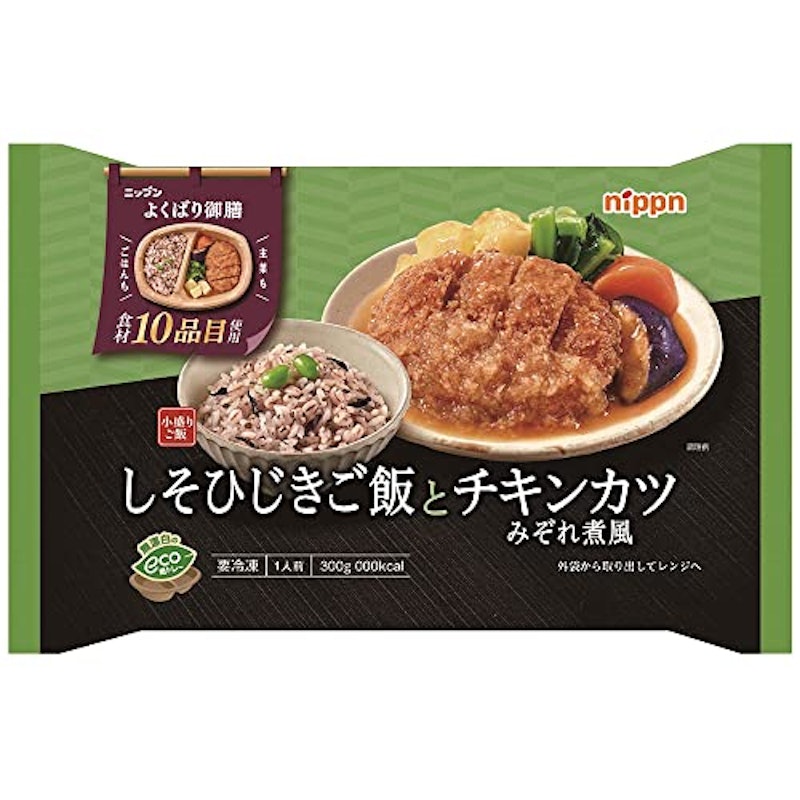 よくばり御膳 しそひじきご飯とチキンカツみぞれ煮風 1