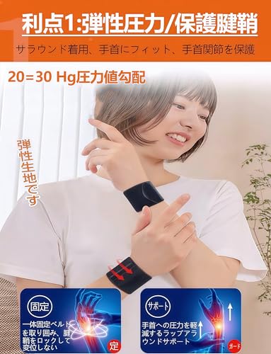 手首サポーター 2