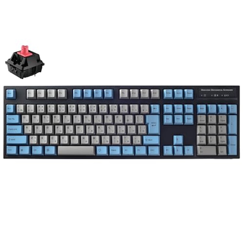 GRAYBLUE 日本語JIS配列 かなあり メカニカルフルキーボード 1