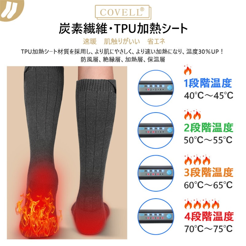 電熱ソックス 6