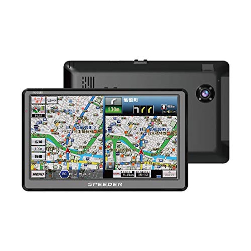 ドライブレコーダー内蔵 GPSポータブルナビ 1