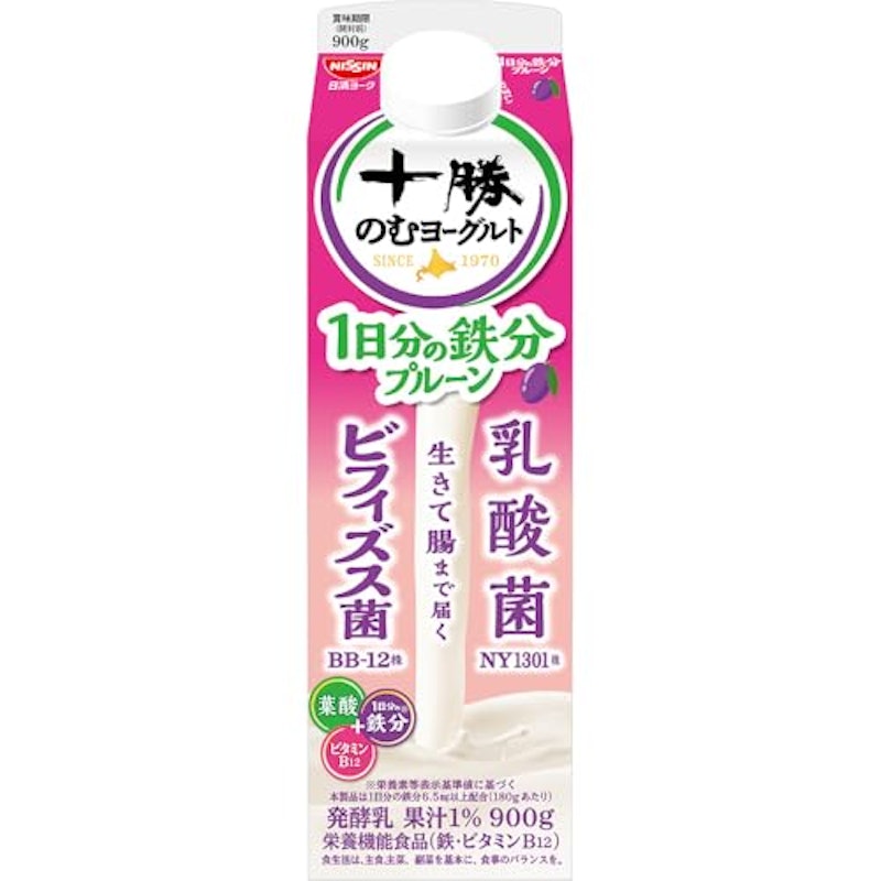 十勝のむヨーグルト 一日分の鉄分 1