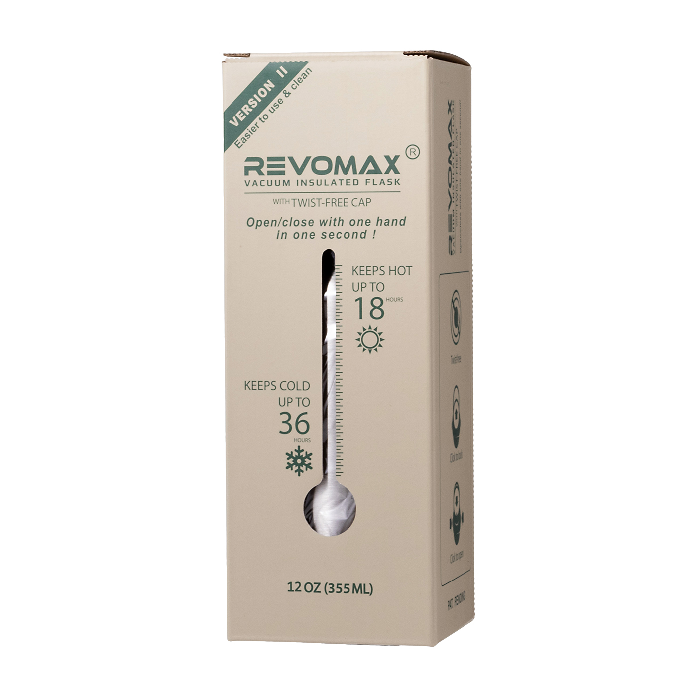 REVOMAX 炭酸対応真空断熱ボトルをレビュー！クチコミ・評判をもとに徹底検証 4