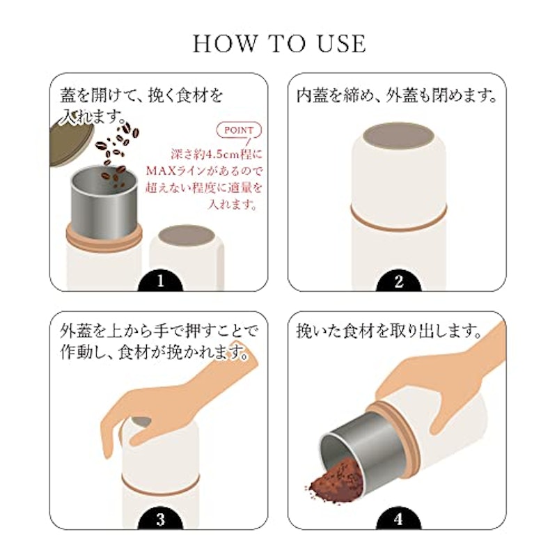 電気コーヒーミル 5