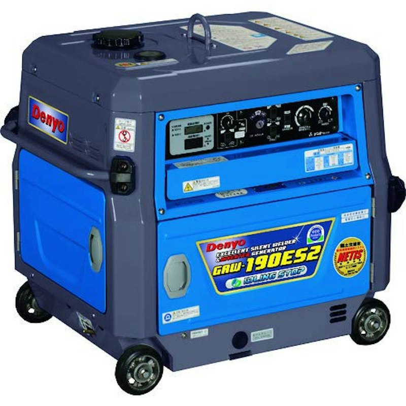 防音型エンジン溶接機 1