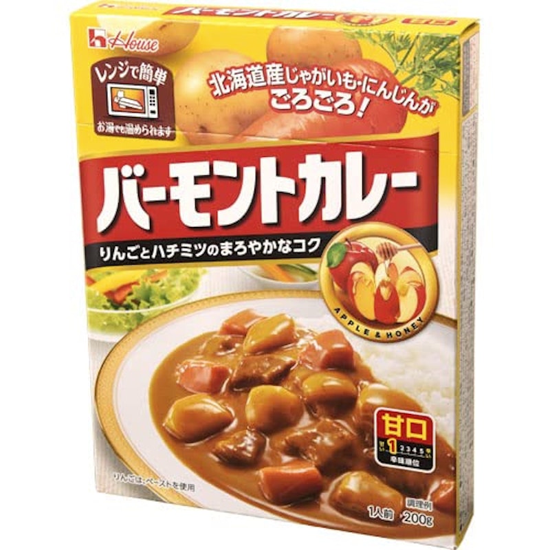 レトルトバーモントカレー 1