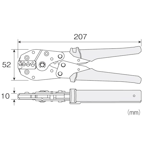 圧着工具 絶縁被覆付圧着端子用 6