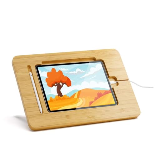 竹製タブレットお絵かきスタンド 1