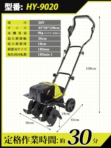 充電式耕うん機 3