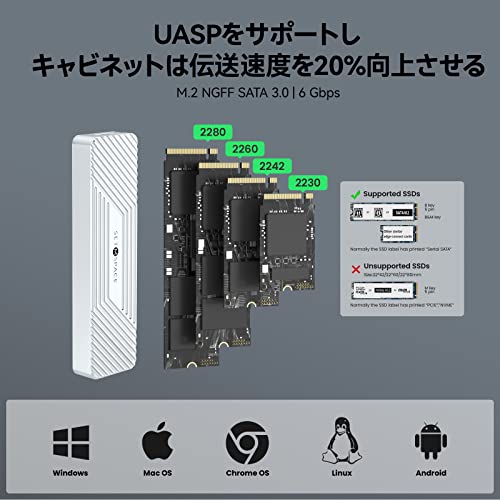 M.2 SSD 外付けケース 3