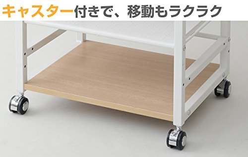 大型 サイドテーブル キャスター付き 3