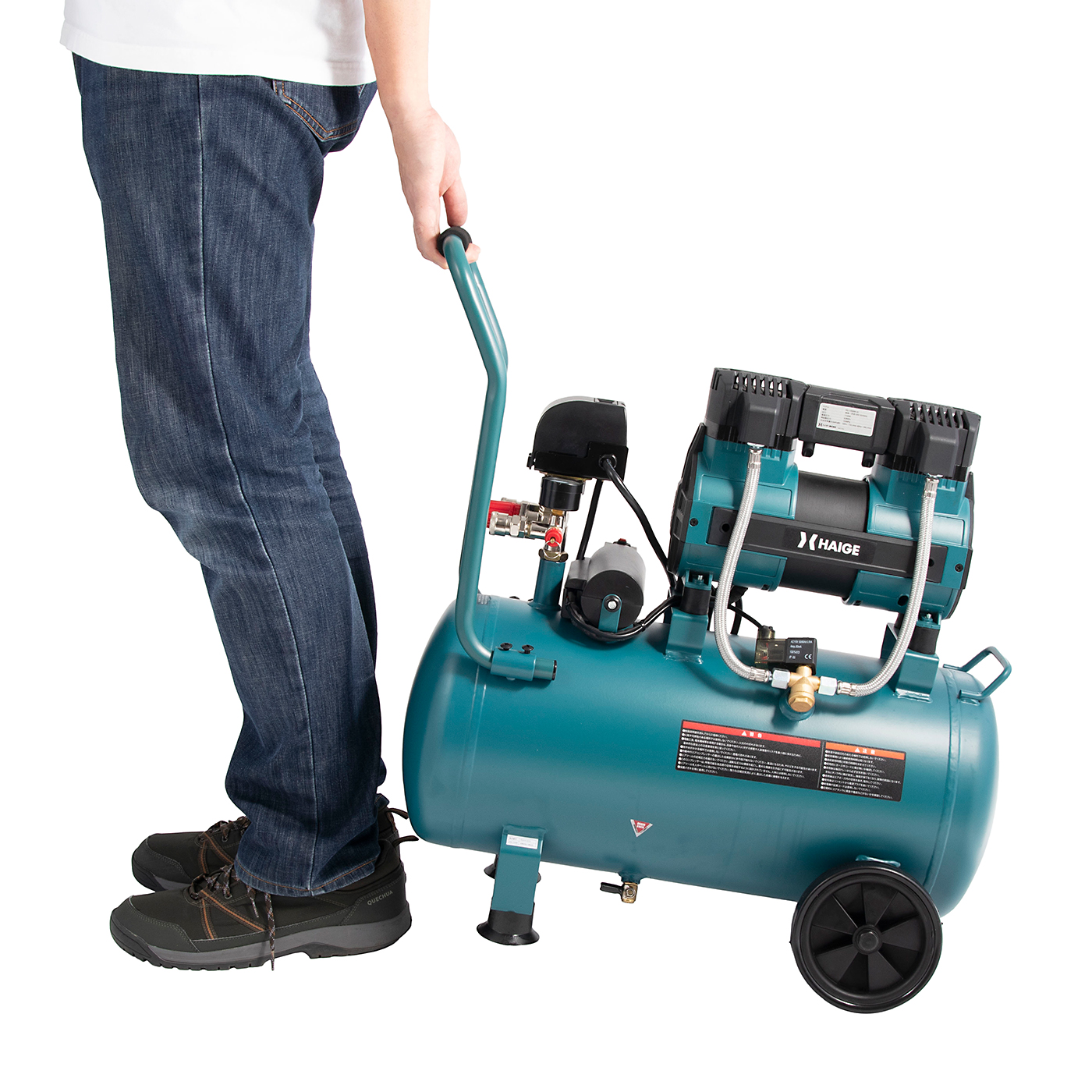 コメリ RETZLINK アルミタンク静音コンプレッサー RZ-SA1030EFRを検証