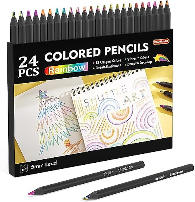 Colored Pencils Rainbow Colors 1