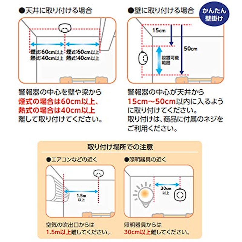 住宅用火災警報器 ハイガード 熱式 2