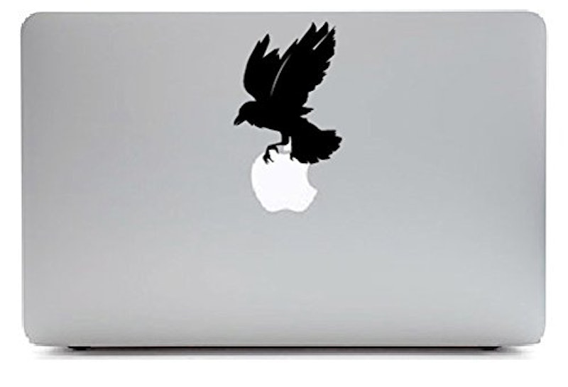 MacBook ステッカー カラス 1