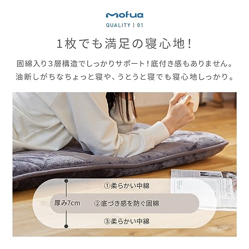プレミアムマイクロファイバー ごろ寝クッション 3