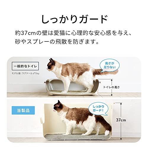 猫用トイレ 大型 弱かっ