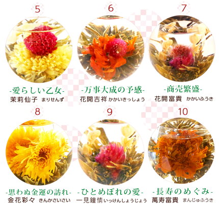 工芸茶詰め合わせ10種セット 6