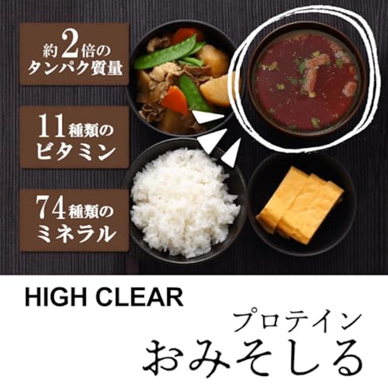 プロテイン おみそしる 3