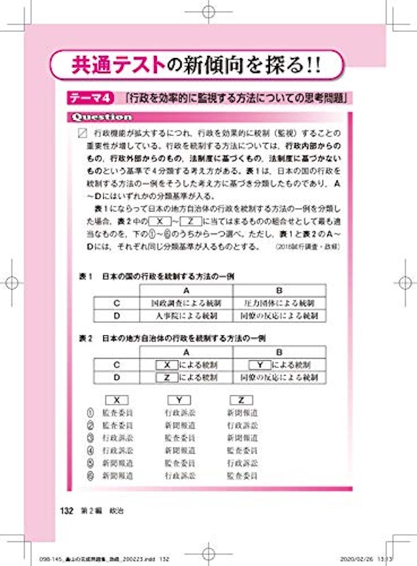 大学入学共通テスト 畠山のスッキリ解ける 倫理、政治・経済 完成問題集 4