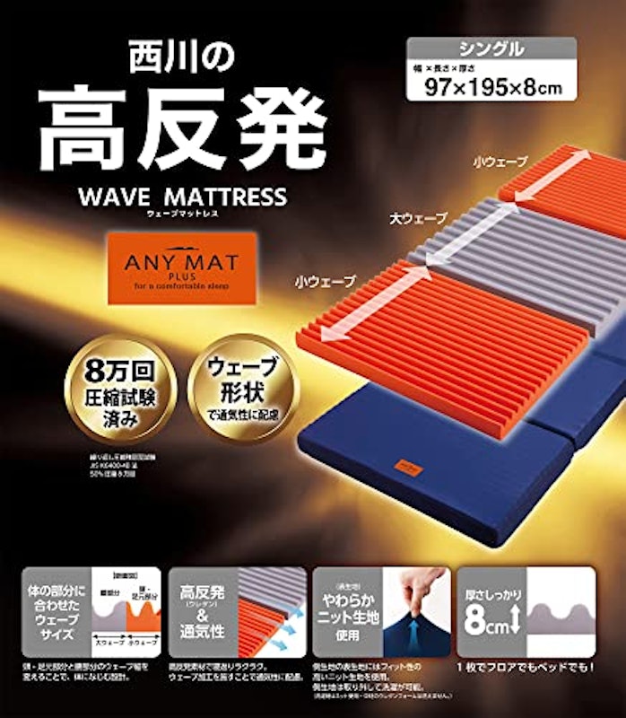 エニーマット ウェーブマットレス 3
