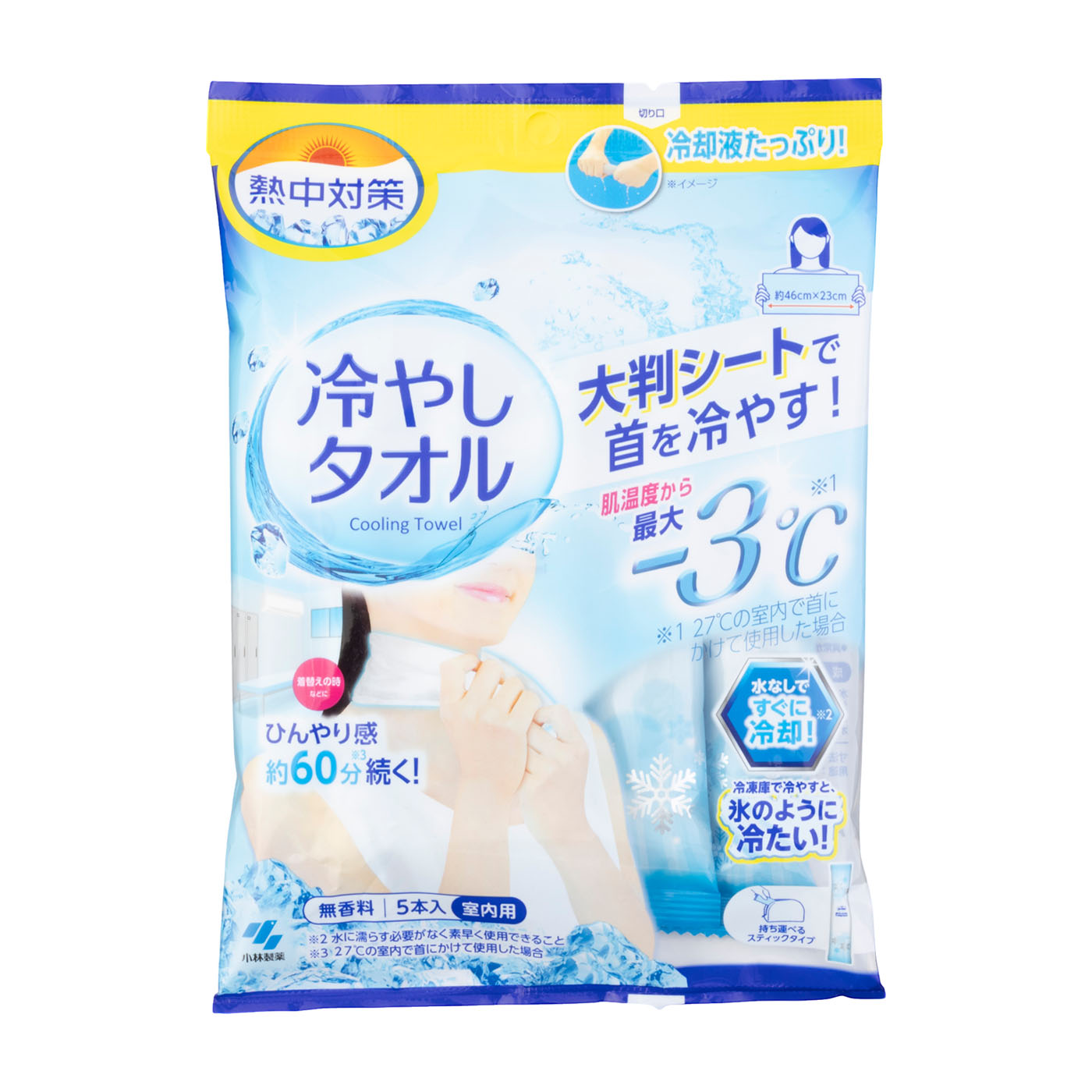 熱中対策 冷やしタオル 1