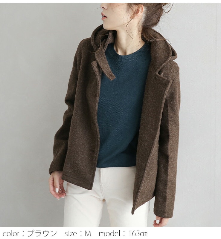 2wayショートコート 4