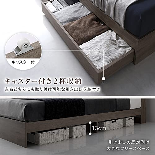 ホワイト ロフトベッド 213cm x 97.5cm 白いベッドのおすすめ人気