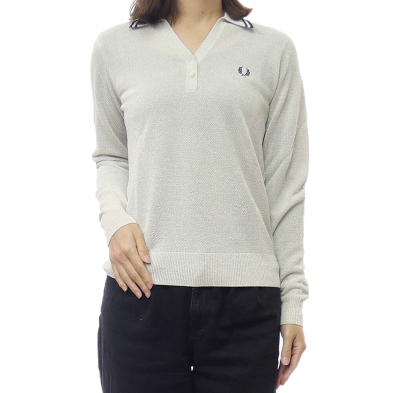TXTRD METALLIC KNIT POLO SHIRT 1