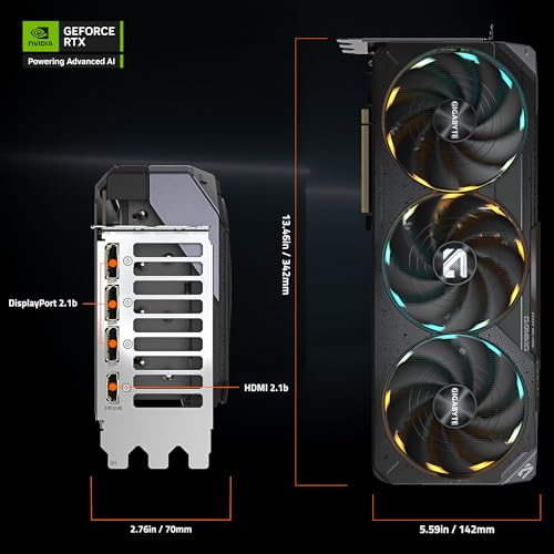 GIGABYTE GeForce RTX 5080 Gaming OC 16G 9