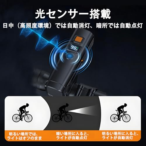 自転車ライト 3