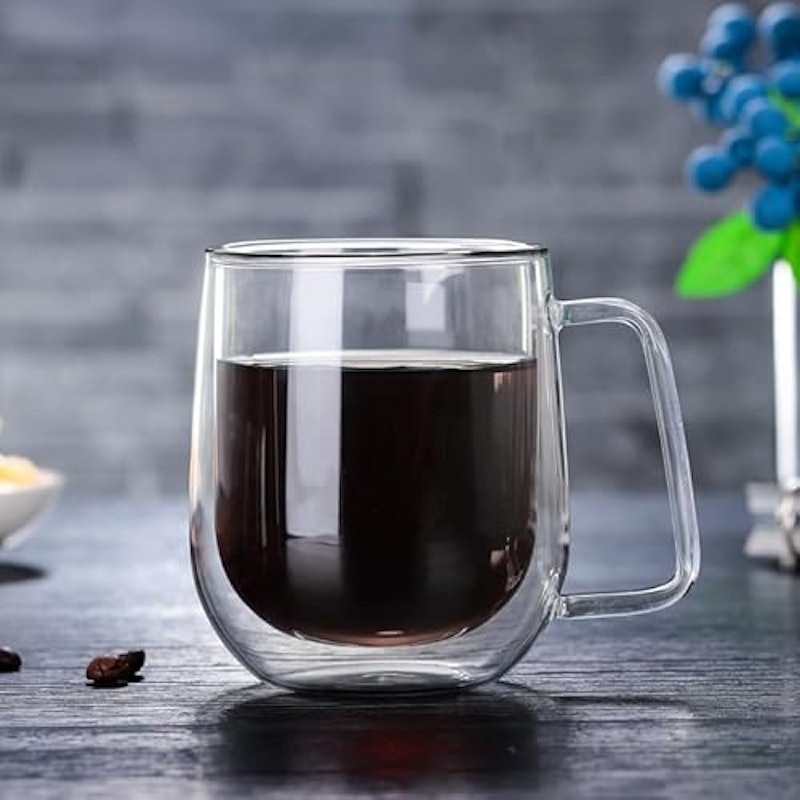 二重断熱ガラスコーヒーカップ 1
