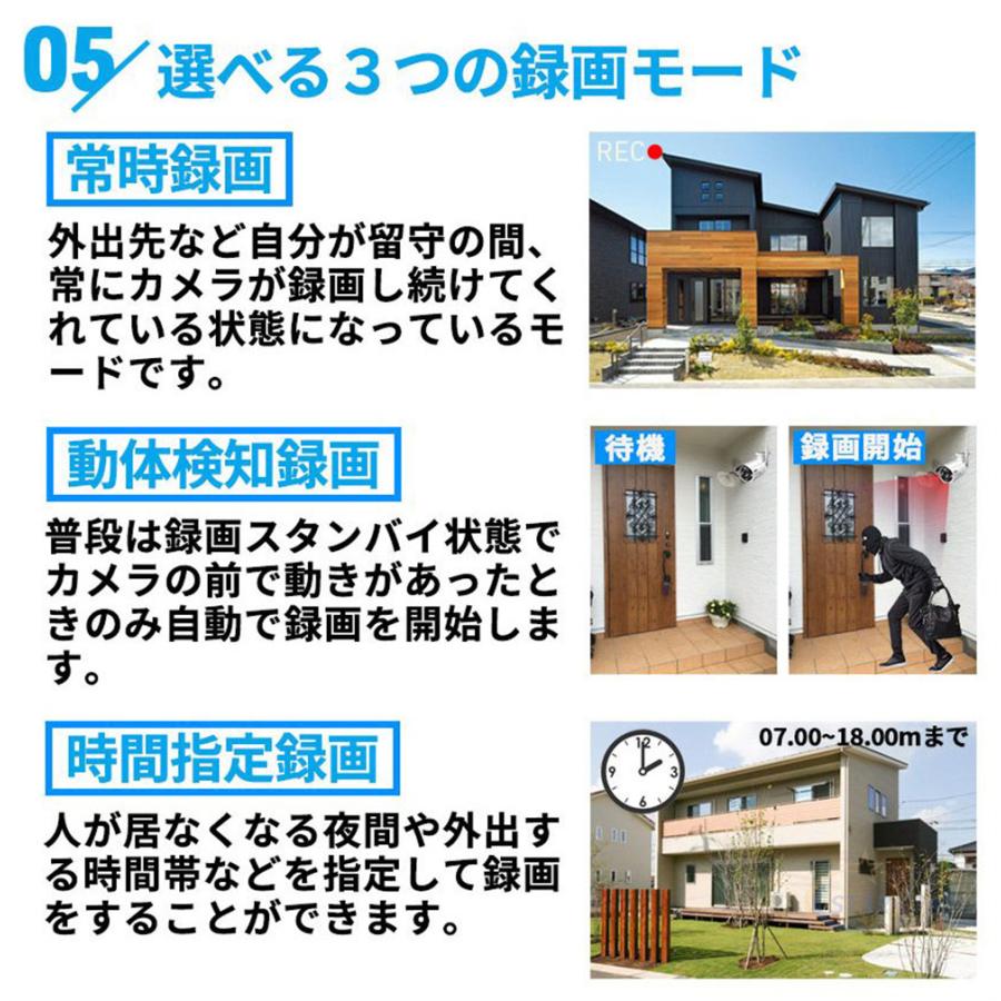 防犯カメラレコーダーセット 6