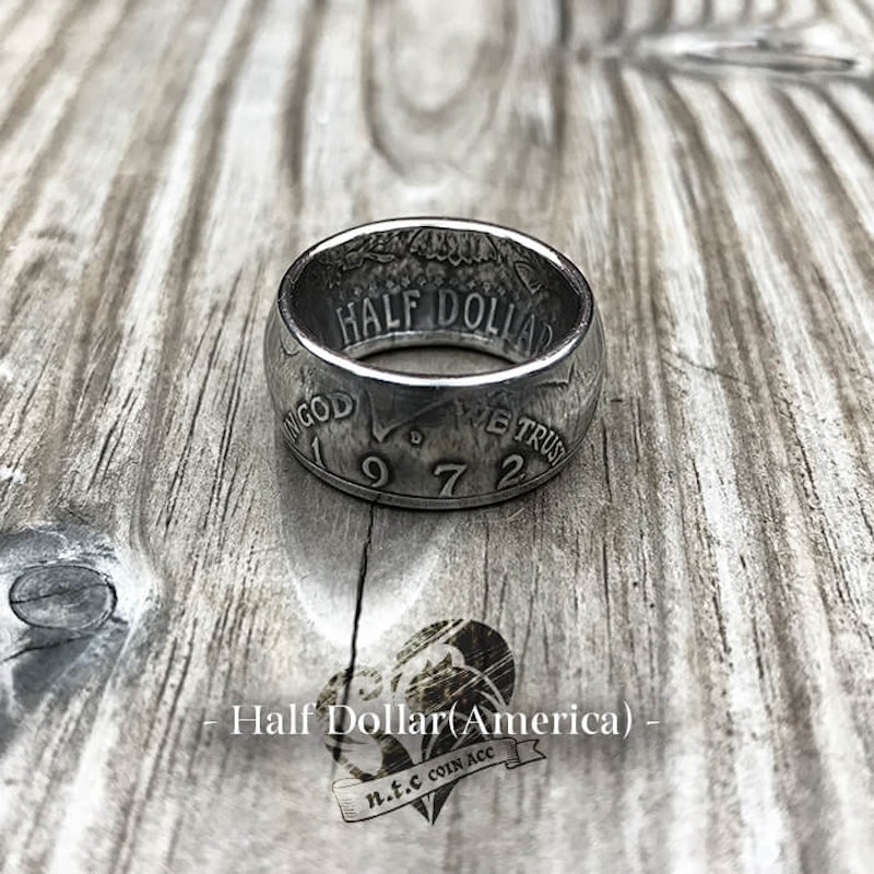 コインリング Half Dollar Kennedy ラウンドタイプ 1